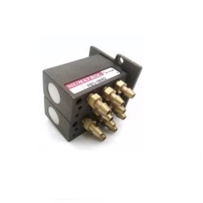 NUMATROL MECHANICAL VALVE&lt;BR&gt;PB SERIES 4/2 NO SPR RTN DBL 1/8&quot; BARB