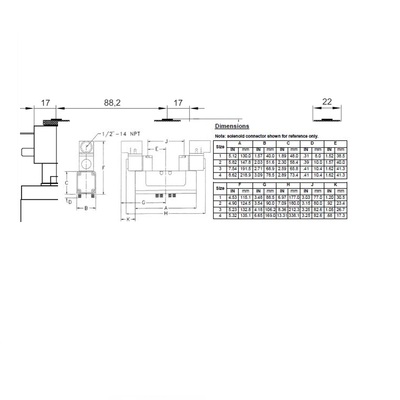 R432006385 NUMATICS/AVENTICS SOL-PILOT VALVE<BR>ISO1 5599/1 SERIES 5/3 CLOSED CTR 24VDC, DIN PLUG