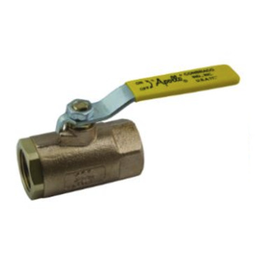 APOLLO BRONZE BALL VALVE&lt;BR&gt;1/4&quot; NPT FEMALE, LATCH LOCK LEVER HANDLE, 600PSI