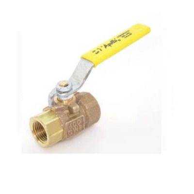 APOLLO BRONZE BALL VALVE&lt;BR&gt;3/8&quot; NPT FEMALE, FULL PORT, LEVER HANDLE, 200PSI
