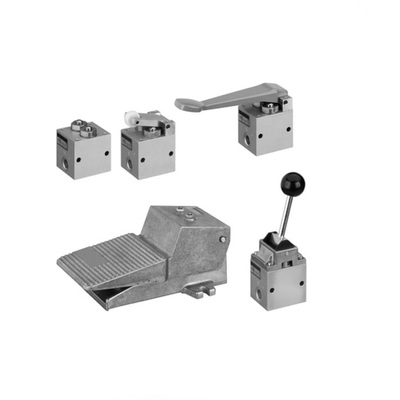 NUMATICS/AVENTICS MECHANICAL VALVE&lt;BR&gt;AP SERIES 4/2 SPR RTN 1/4&quot; G (PLUNGER)