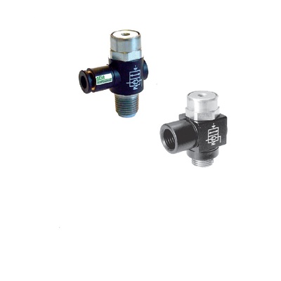 NUMATICS/AVENTICS PO CHECK VALVE&lt;BR&gt;1/8&quot; G MALE/FEMALE ELBOW, 10/32&quot; UNF PILOT PORT, 150PSI